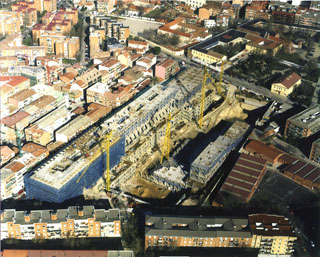 vista aerea de la construccion